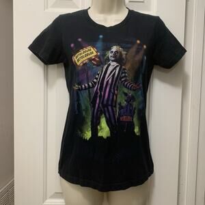 Fright Rags Beetlejuice It’s Show Time Midnight Madness T-shirt Womens S Rare